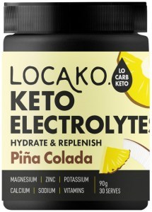 LOCAKO Keto Electrolyte Hydrate & Replenish Pina Colada 90g