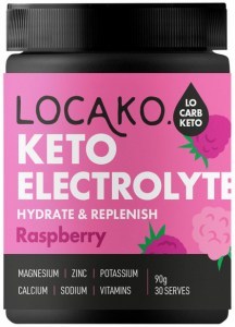 LOCAKO Keto Electrolyte Hydrate & Replenish Raspberry 90g