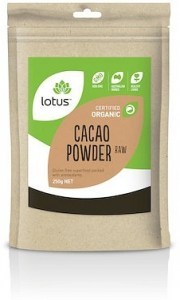 Lotus Organic Cacao Powder Raw  250g