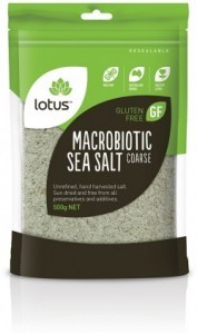 Lotus Macrobiotic Sea Salt - Coarse 500gm