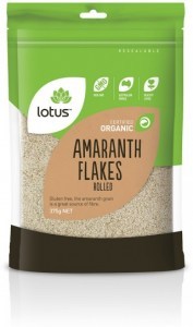 Lotus Organic Amaranth Flakes Rolled  375g