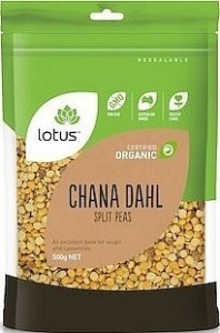 Lotus Organic Chana Dahl (Split Peas)  500gm