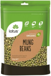 Lotus Organic Mung Beans 500g