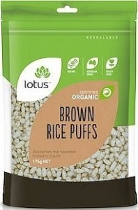 Lotus Organic Brown Rice Puffs 175g