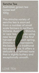 LOVE TEA Australian Sencha Tea Loose Leaf 100g