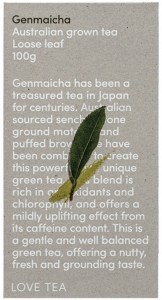 LOVE TEA Genmaicha Tea Loose Leaf 100g