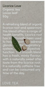 LOVE TEA Organic Licorice Love Loose Leaf 60g