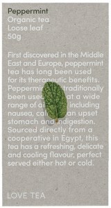 LOVE TEA Organic Peppermint Tea Loose Leaf 50g