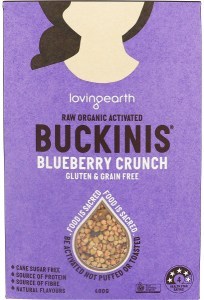 Loving Earth Buckinis Blueberry Crunch 400g