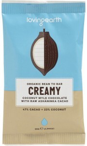 Loving Earth Creamy Coconut Mylk Chocolate Raw Ashaninka Cacao 16x30g