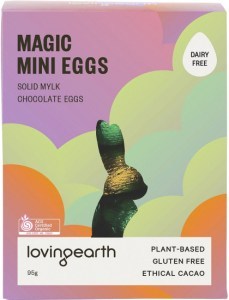 Loving Earth Magic Mini Eggs Solid Mylk Chocolate 7x95g
