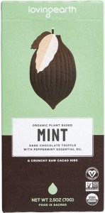 Loving Earth Mint Dark Chocolate Truffle Peppermint Essential Oil 11x80g