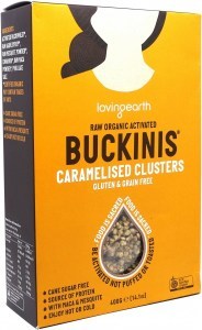 Loving Earth Raw Organic Buckinis - Caramelised Clusters  400g