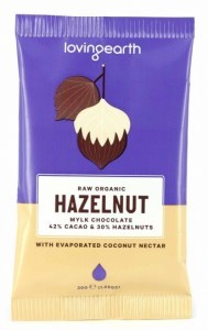 Loving Earth Raw Organic Hazelnut Mylk Chocolate 16x30g