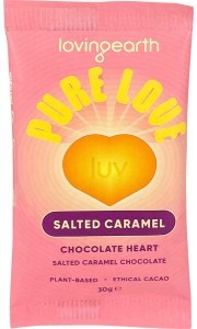 Loving Earth Salted Caramel Chocolate Heart 16x30g