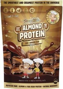 Macro Mike Premium Almond Protein Choc Caramel Bar 400g