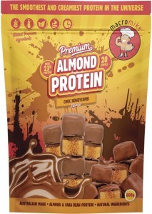 Macro Mike Premium Almond Protein Choc Honeycomb 800g