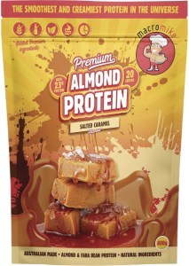 Macro Mike Premium Almond Protein Salted Caramel 800g