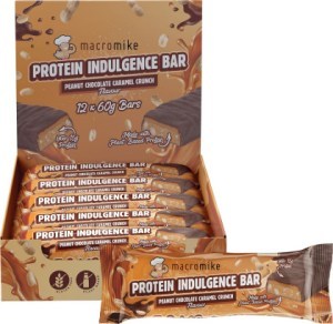 Macro Mike Protein Indulgence Bar Peanut Chocolate Caramel 12x60g