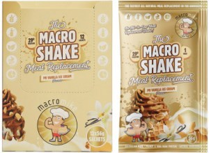 Macro Mike The Macro Shake Meal Replacement PB Vanilla Ice Cream 12x56g