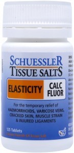 Schuessler Tissue Salts Calc Fluor - Skin Elasticity 125 Tabs