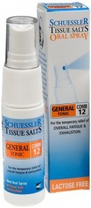 Schuessler Tissue Salts Oral Spray Comb 12 - General Tonic 30ml