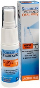 Schuessler Tissue Salts Oral Spray Comb 5 - Nerve Tonic 30ml