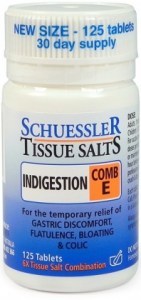 Schuessler Tissue Salts Comb E - Indigestion 125 Tabs