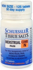 Schuessler Tissue Salts Comb N - Menstrual Pain 125 Tab
