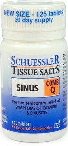 Schuessler Tissue Salts Comb Q - Sinus 125 Tab