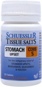 Schuessler Tissue Salts Comb S - Stomach Upset 125 Tab
