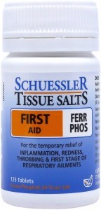 Schuessler Tissue Salts Ferr Phos - First Aid 125 Tab