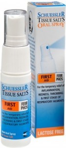 Schuessler Tissue Salts Oral Spray Ferr Phos - First Aid 30ml