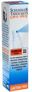 Schuessler Tissue Salts Oral Spray Kali Mur - Glandular Tonic 30ml