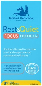 MARTIN & PLEASANCE REST & QUIET Focus Formula Oral Spray 25ml