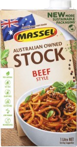 Massel Organic Plant Based Liquid Beef Style Stock  1L
