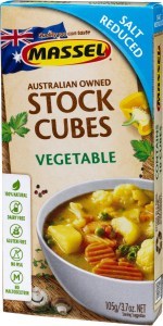 Massel Salt Reduced Stock Cube Vegetable 105g