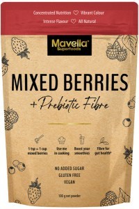 MAVELLA SUPERFOODS Mixed Berries + Prebiotic Fibre Powder 100g