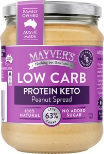 Mayvers Low Carb Protein Keto Peanut Spread  220g