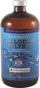 MEDICINES FROM NATURE Ultimate Colloidal Silver 50ppm 1L
