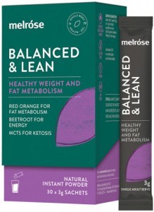 MELROSE Balanced & Lean Sachet 3g x 30 Pack
