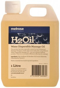 MELROSE H2Oil Water Dispersible Massage Oil 1L
