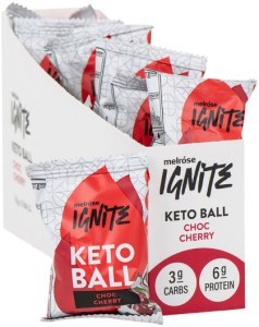 MELROSE Ignite Keto Ball Choc Cherry 35g x 12 Display
