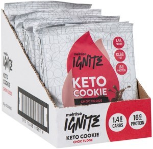 MELROSE Ignite Keto Cookie Choc Fudge 60g x 12 Display