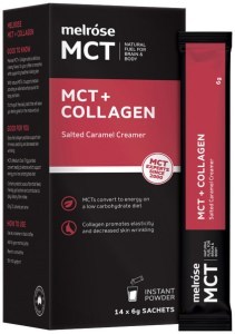 MELROSE MCT Collagen + Creamer Salted Caramel Sachets 6g x 14 Pack