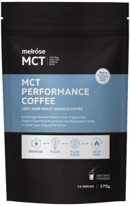 MELROSE MCT Performance Coffee (100% Dark Roast Arabica Coffee) 175g