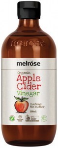 MELROSE Organic Apple Cider Vinegar (Contains The 'Mother') 500ml