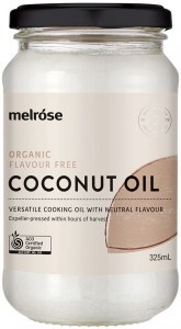 MELROSE Organic Coconut Oil Flavour Free 325ml