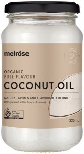 MELROSE Organic Coconut Oil Full Flavour 325ml