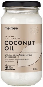 MELROSE Organic Coconut Oil Full Flavour 1L